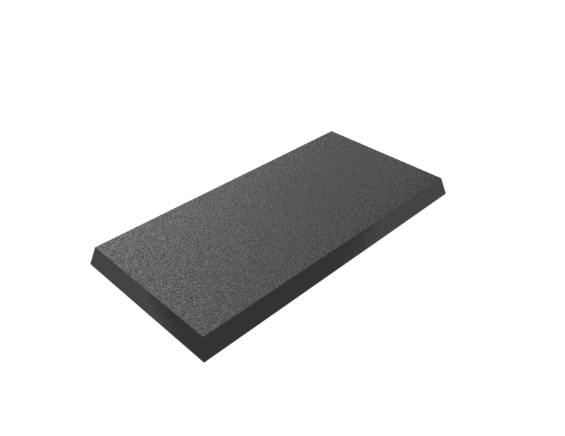 Podstawki prostokątne 60x30mm z miejscem na magnes – zestaw 10 szt.