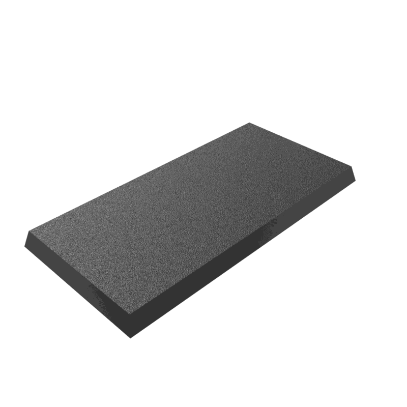 Podstawki prostokątne 60x30mm z miejscem na magnes – zestaw 10 szt.