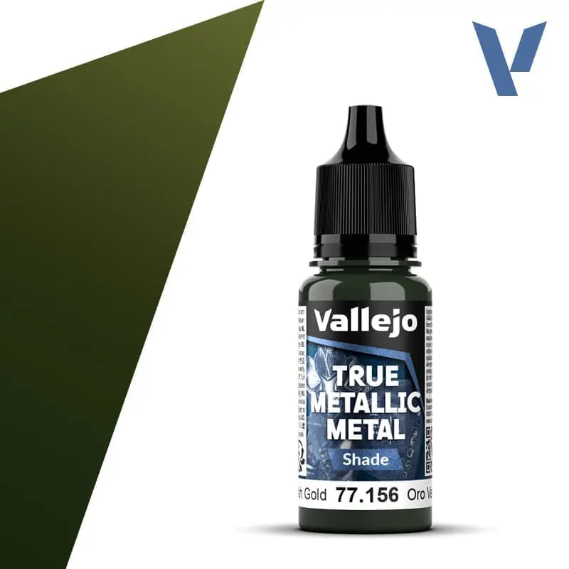 Vallejo TMM Greenish Gold Shade 18 ml 77.156