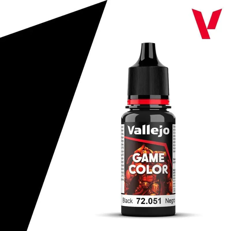 Vallejo Game Color Black 18 ml 72.051