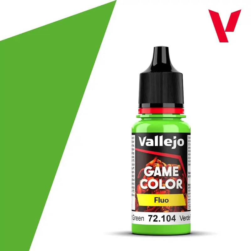 Vallejo Game Color Fluorescent Green 18 ml 72.104