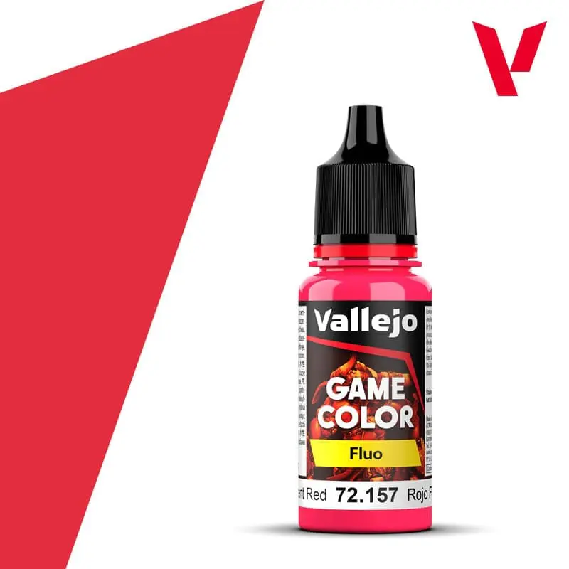 Vallejo Game Color Fluorescent Red 18 ml 72.157