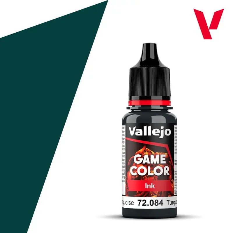 Vallejo Game Color Dark Turquoise Ink 18 ml 72.084