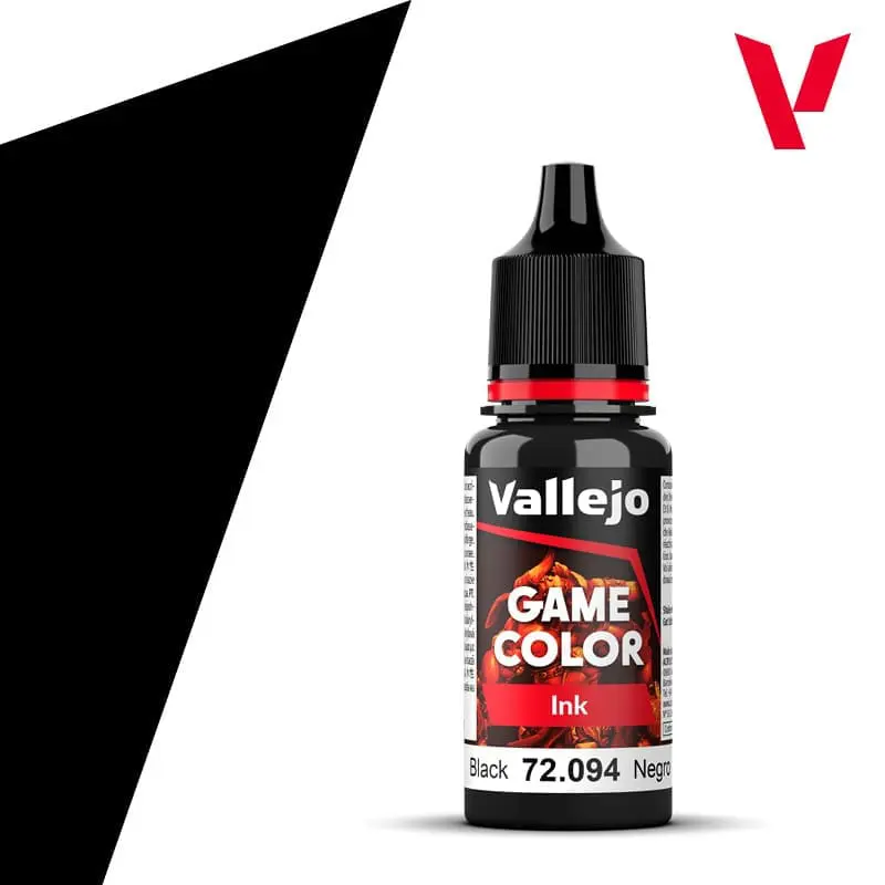 Vallejo Game Color Black Ink 18 ml 72.094
