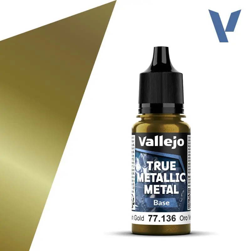 Vallejo TMM Greenish Gold Base 18 ml 77.136