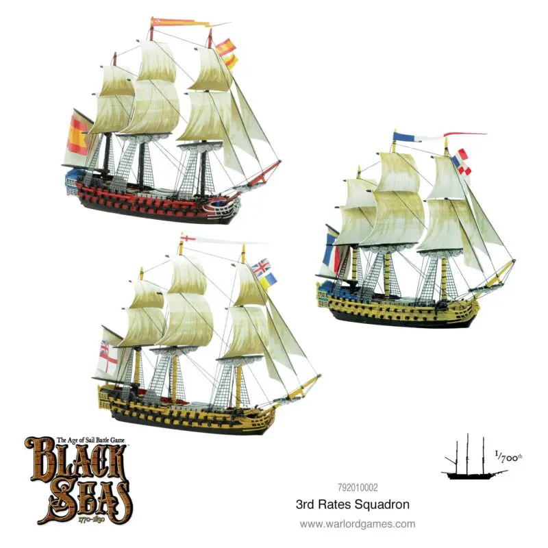 Black Seas: 3rd Rates squadron (1770-1830)