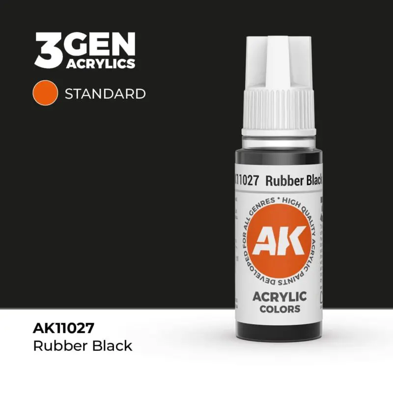 3GEN Rubber Black 18 ml AK11027