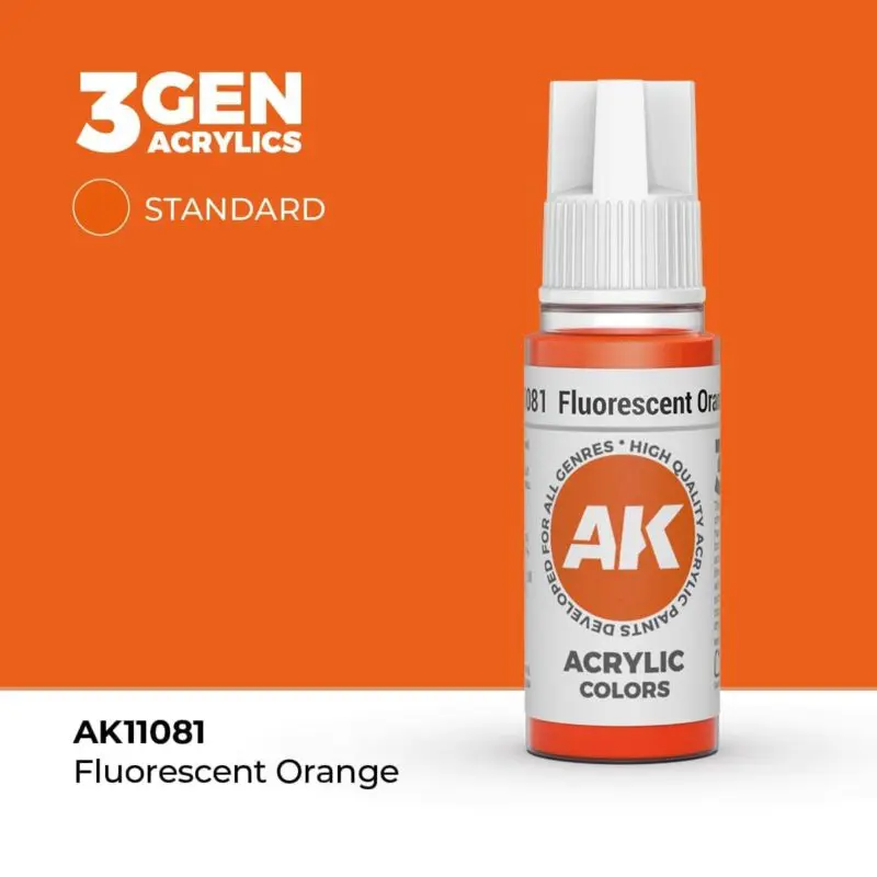 3GEN Fluorescent Orange 18 ml AK11081