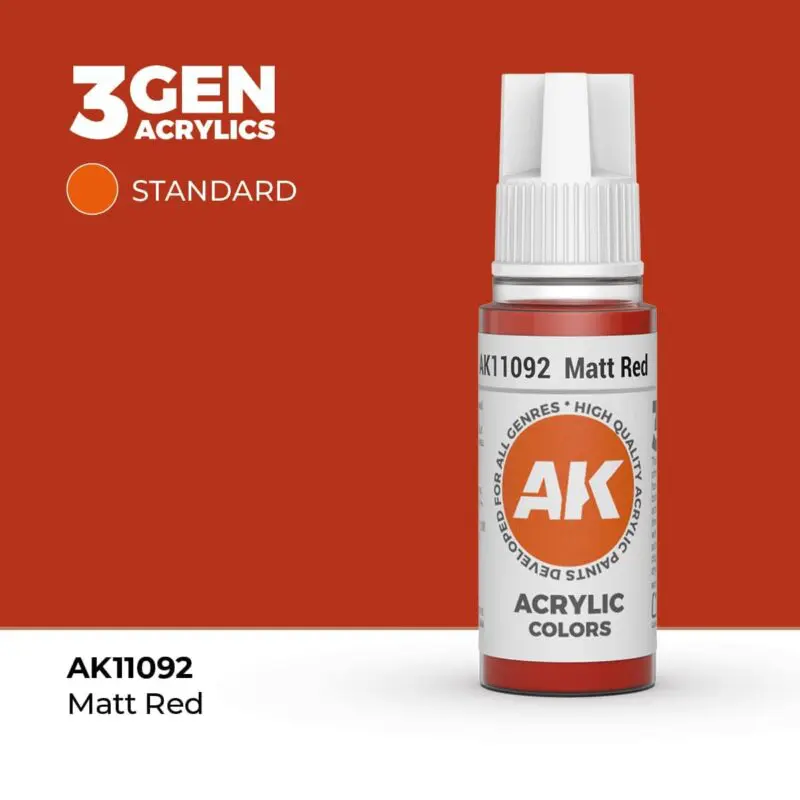 3GEN Matt Red 18 ml AK11092