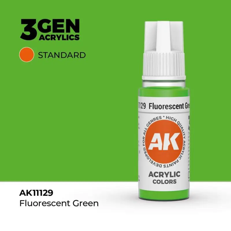 3GEN Fluorescent Green 18 ml AK11129