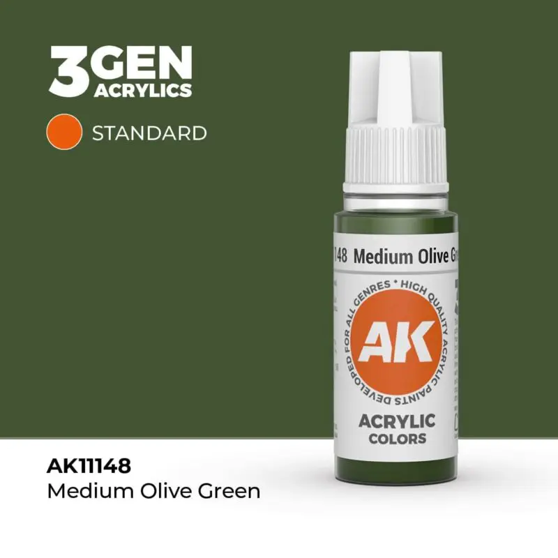 3GEN Medium Olive Green 18 ml AK11148