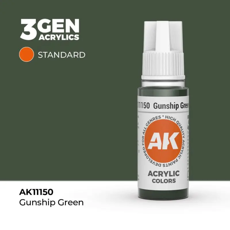3GEN Gunship Green 18 ml AK11150