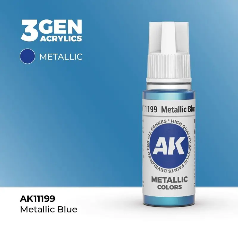 3GEN Metallic Blue 18 ml AK11199