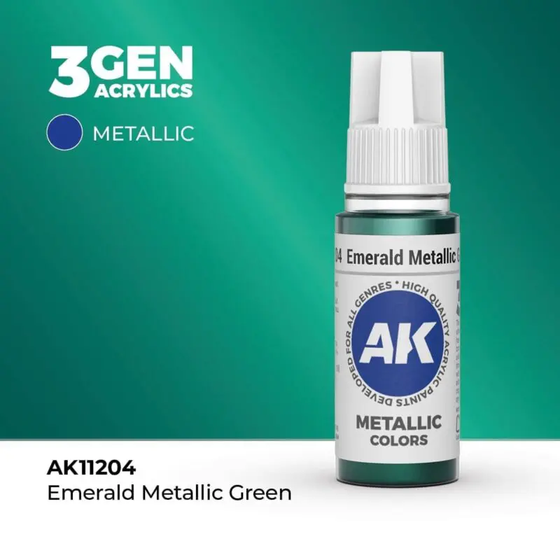 3GEN Emerald Metallic Green 18 ml AK11204
