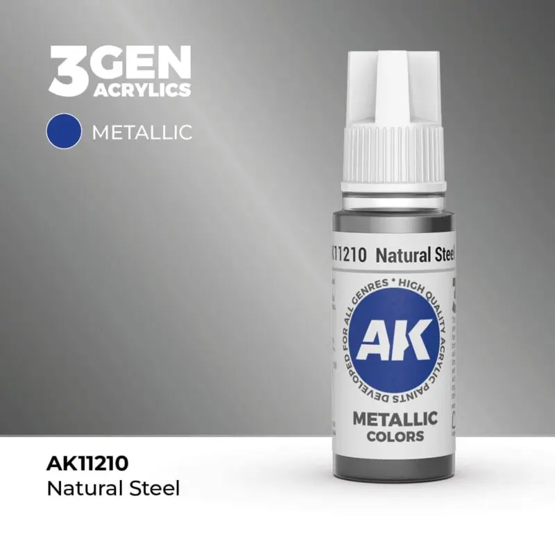 3GEN Natural Steel 18 ml AK11210