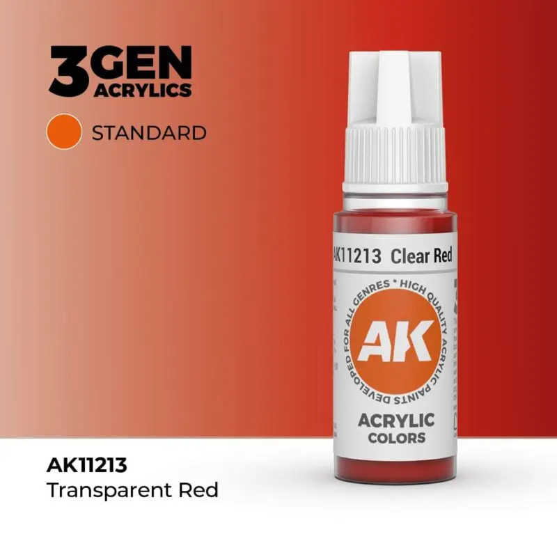 3GEN Clear Red 18 ml AK11213