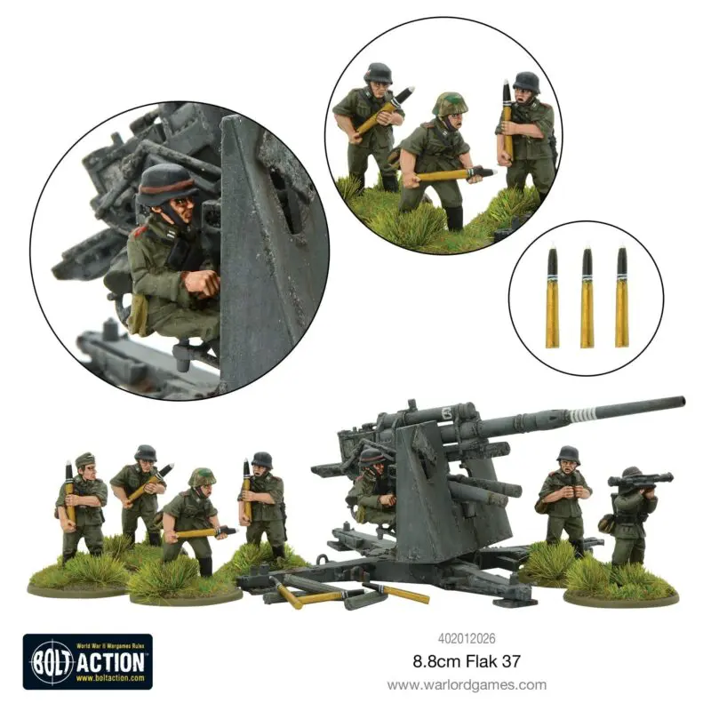 German Army Flak 37 8.8cm
