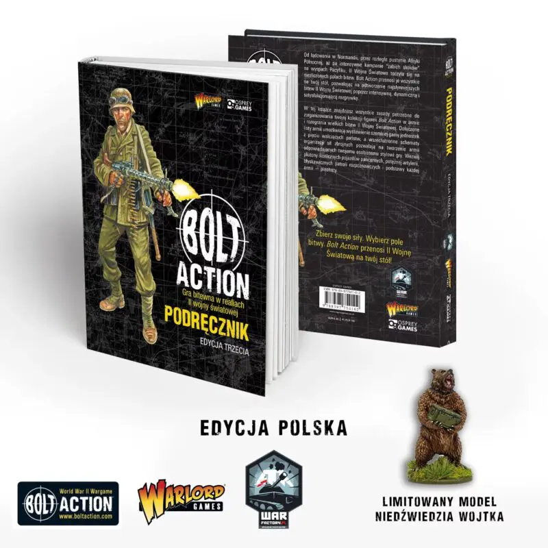 Podręcznik Bolt Action Edycja 3 – Wersja Polska z modelem Misia Wojtka