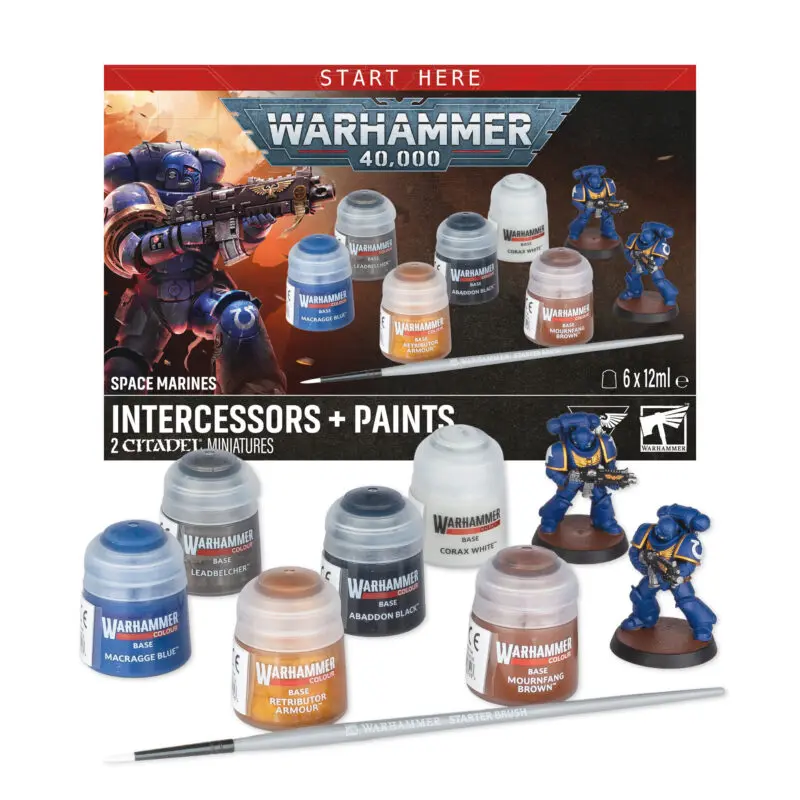 Space Marines Intercessors and Paints