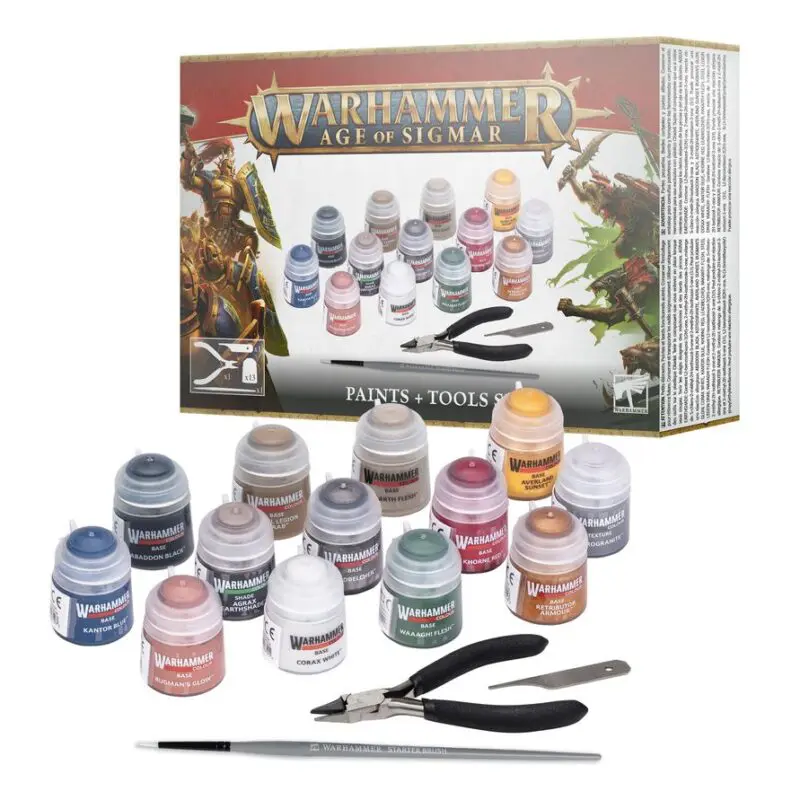Warhammer Age of Sigmar: Paints and Tools Set