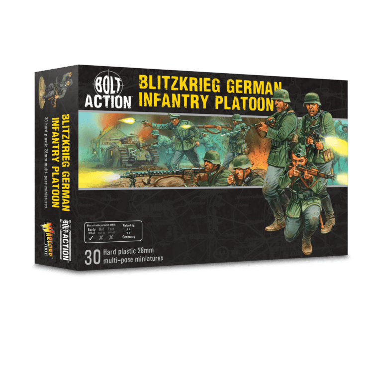Blitzkrieg German Infantry Platoon plastic boxed set