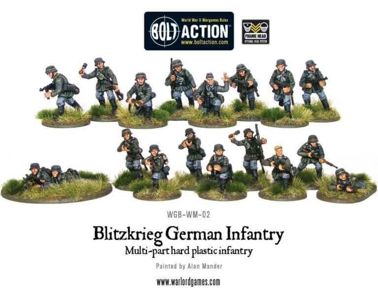 Blitzkrieg German Infantry Platoon plastic boxed set1