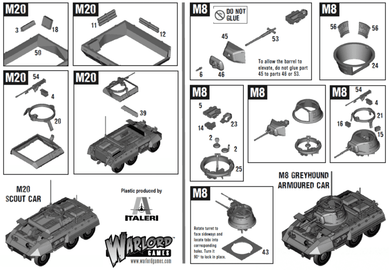 M8M20 Greyhound Scout Car (Plastic Box)4