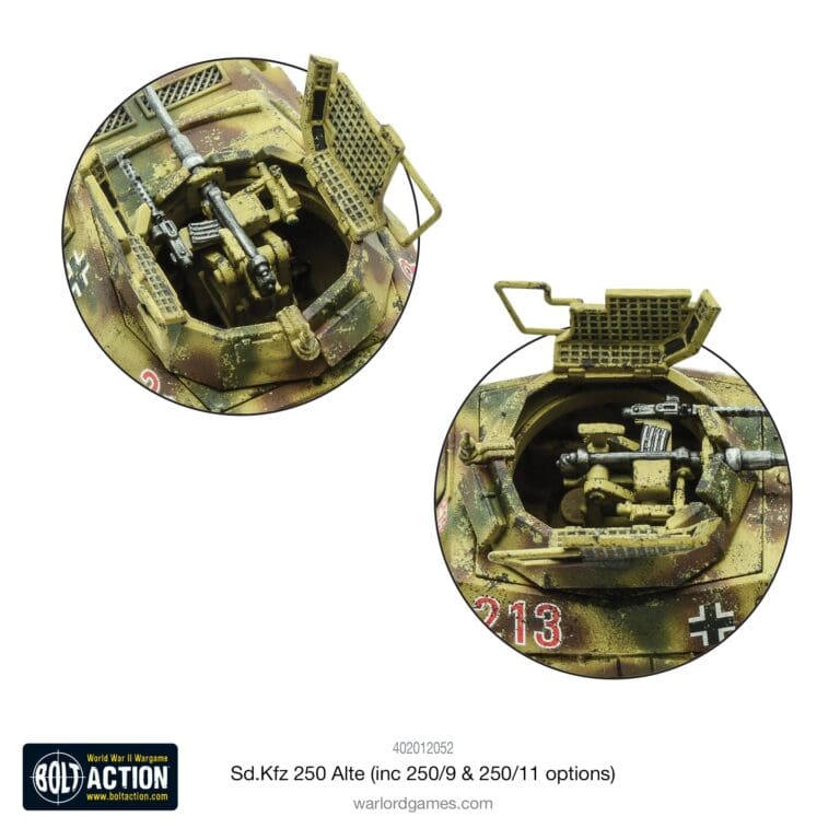 Sd.Kfz 250 (Alte) Half-Track (Options For 2501, 2509 & 25011 Variants)10